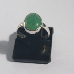 Anel Prata Pedra Simples