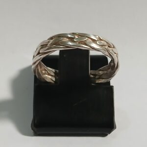 Anel de Prata Trançado